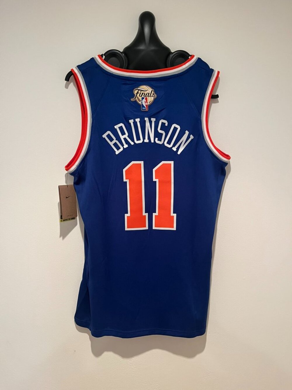 Jalen Brunson #11 New York Knicks Finals Jersey 2026 Blue Men's Sizes NWT - Picture 2 of 5